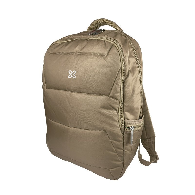MOCHILA PARA LAPTOP KLIP XTREME KNB-426 15.6" – 2 COMPARTIMIENTOS – CAQUI