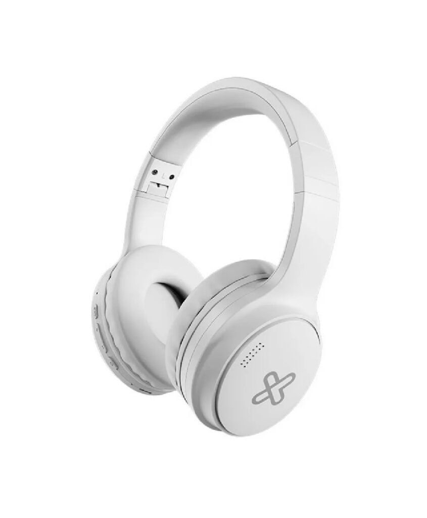 AUDÍFONOS INALÁMBRICOS KLIP XTREME KNH-300WH – ANC – 32 H – BLUETOOTH 5.3 – BLANCO