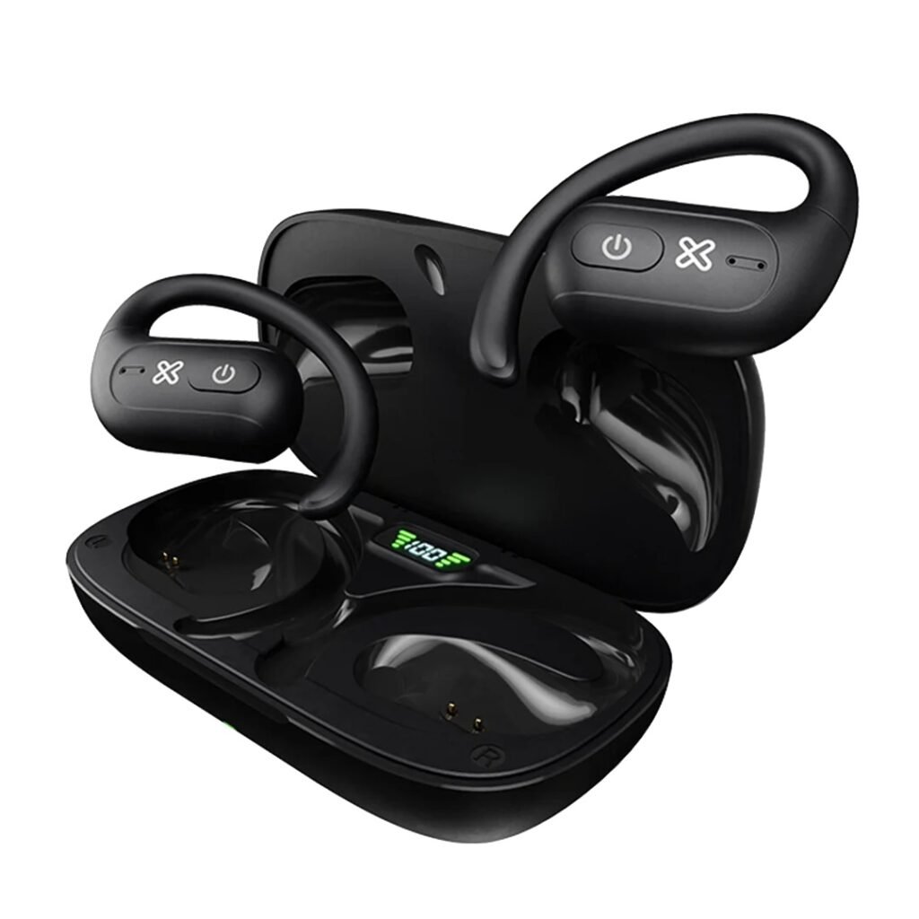 AUDÍFONOS KLIP XTREME KOE-250BK TWS – OPEN EAR – 8 HORAS – NEGRO