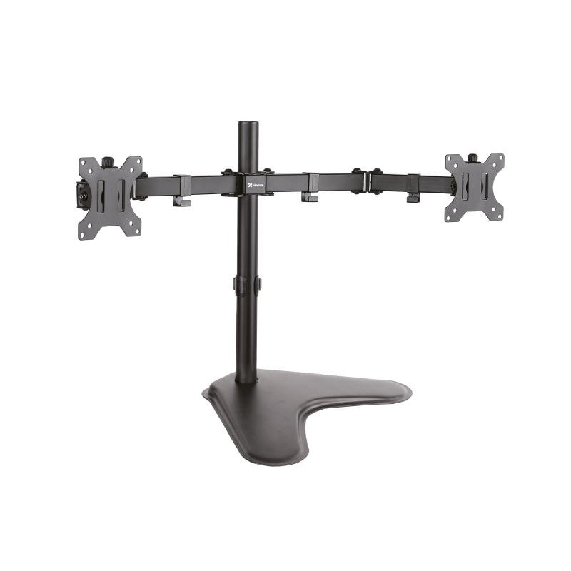 BASE PARA 2 MONITORES KLIP XTREME KPM-311 – 13"-32" – ESCRITORIO – NEGRO