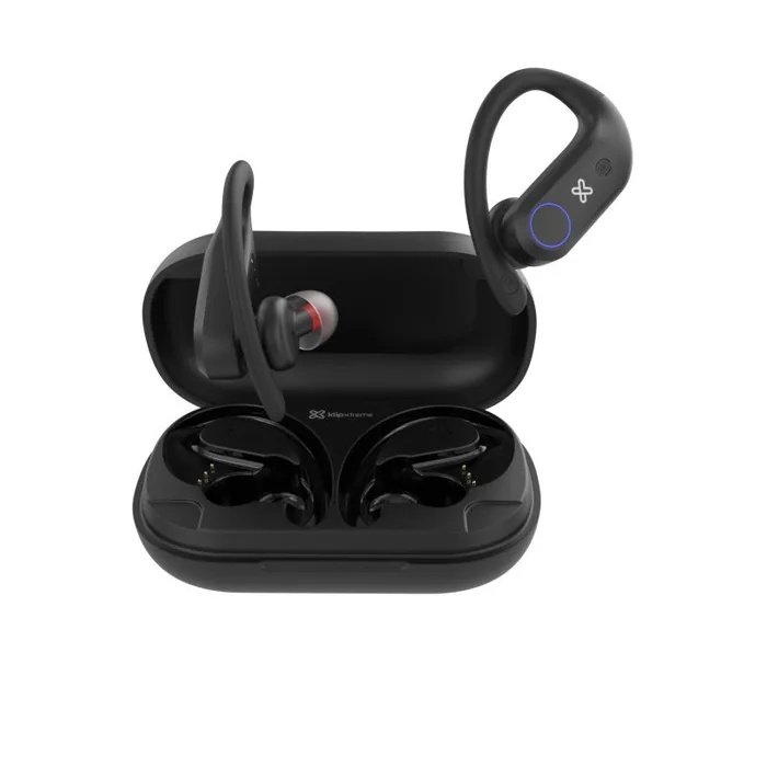 AUDÍFONOS KLIP XTREME KTE-500BK TWS – 108 HORAS – RESISTENTES AL AGUA – NEGRO