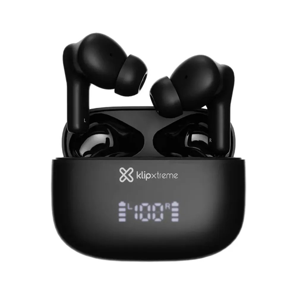 AUDÍFONOS KLIP XTREME KTE-850BK – ANC HÍBRIDO – 26 HORAS – BLUETOOTH 5.4 – NEGRO