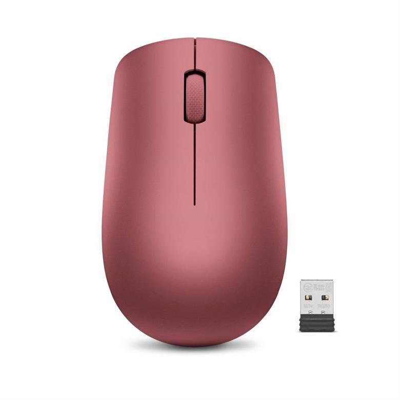 MOUSE LENOVO 530 – INALÁMBRICO – 2000 DPI – ROJO CEREZA