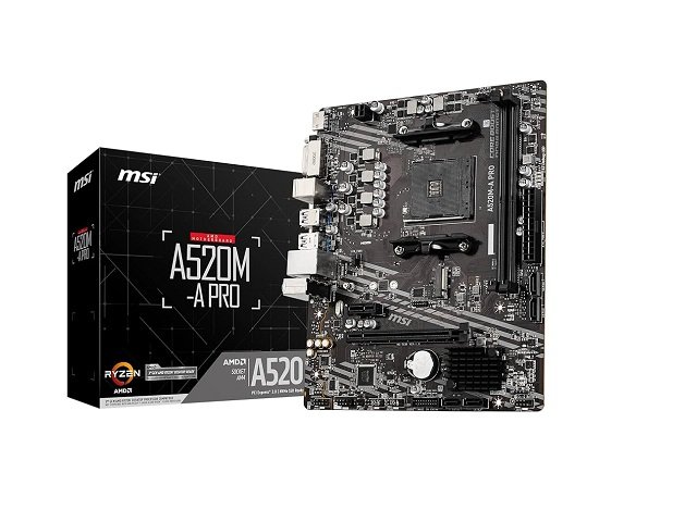 TARJETA MADRE MSI A520M-A PRO – DDR4