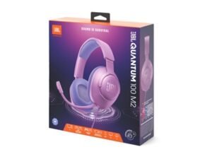 AUDÍFONOS JBL QUANTUM 100M2 – SOBRE LA OREJA – PÚRPURA