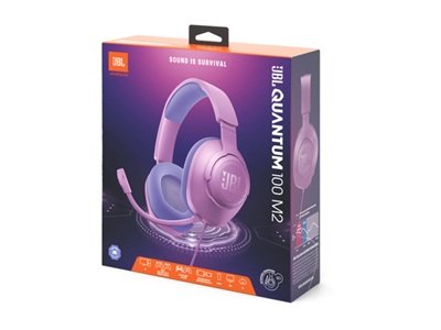AUDÍFONOS JBL QUANTUM 100M2 – SOBRE LA OREJA – PÚRPURA