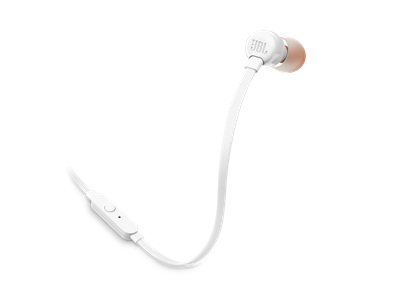AUDÍFONOS JBL T110 – CON CABLE – IN-EAR – BLANCO