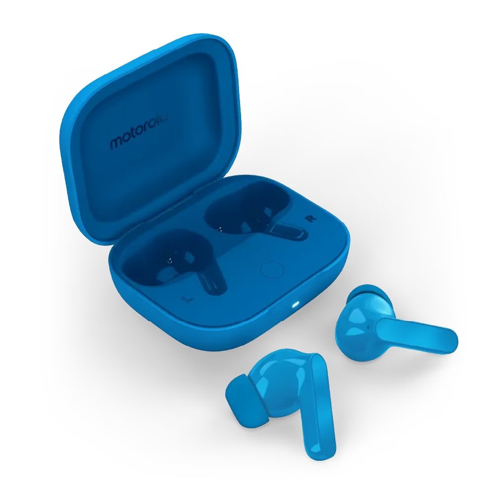 AUDÍFONOS MOTOROLA BUDS 2 – BLUETOOTH 5.3 – RESISTENTES AL AGUA – AZUL JEWEL