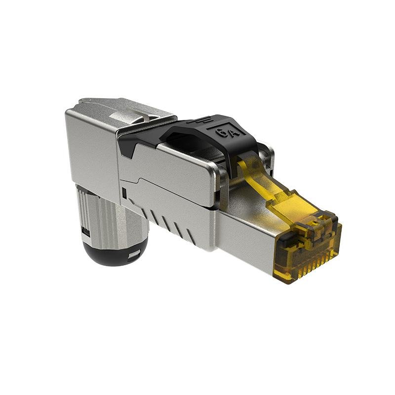 CONECTOR RJ45 NEXXT NXM-STS01 – CAT6A BLINDADO – 90 GRADOS – BLANCO