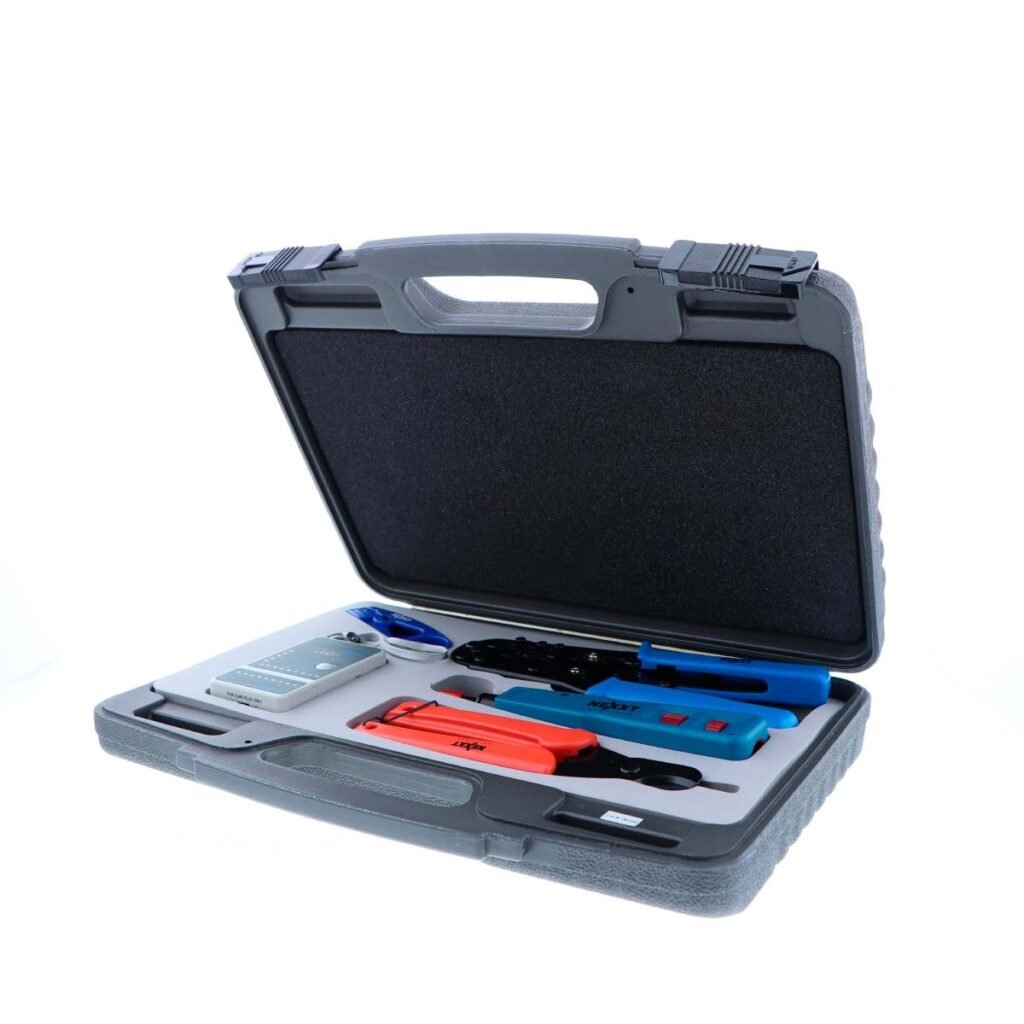 KIT DE HERRAMIENTAS DE RED NEXXT PTKCKKBSDKT01 – GRIS