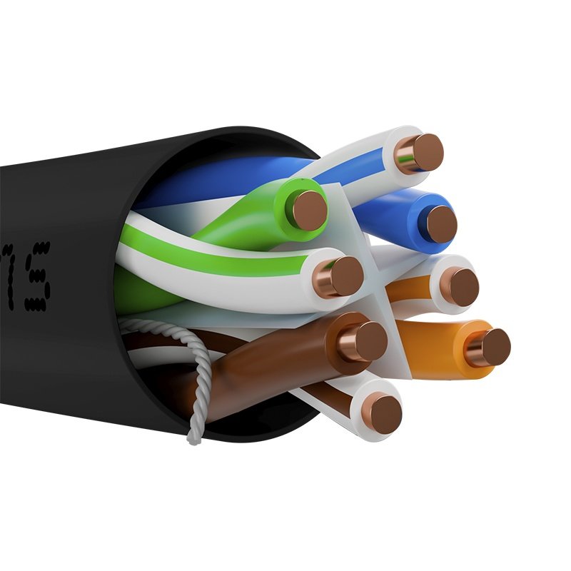 CABLE UTP CAT6 NEXXT PARA EXTERIOR – CMX – CUBIERTA SENCILLA – NEGRO