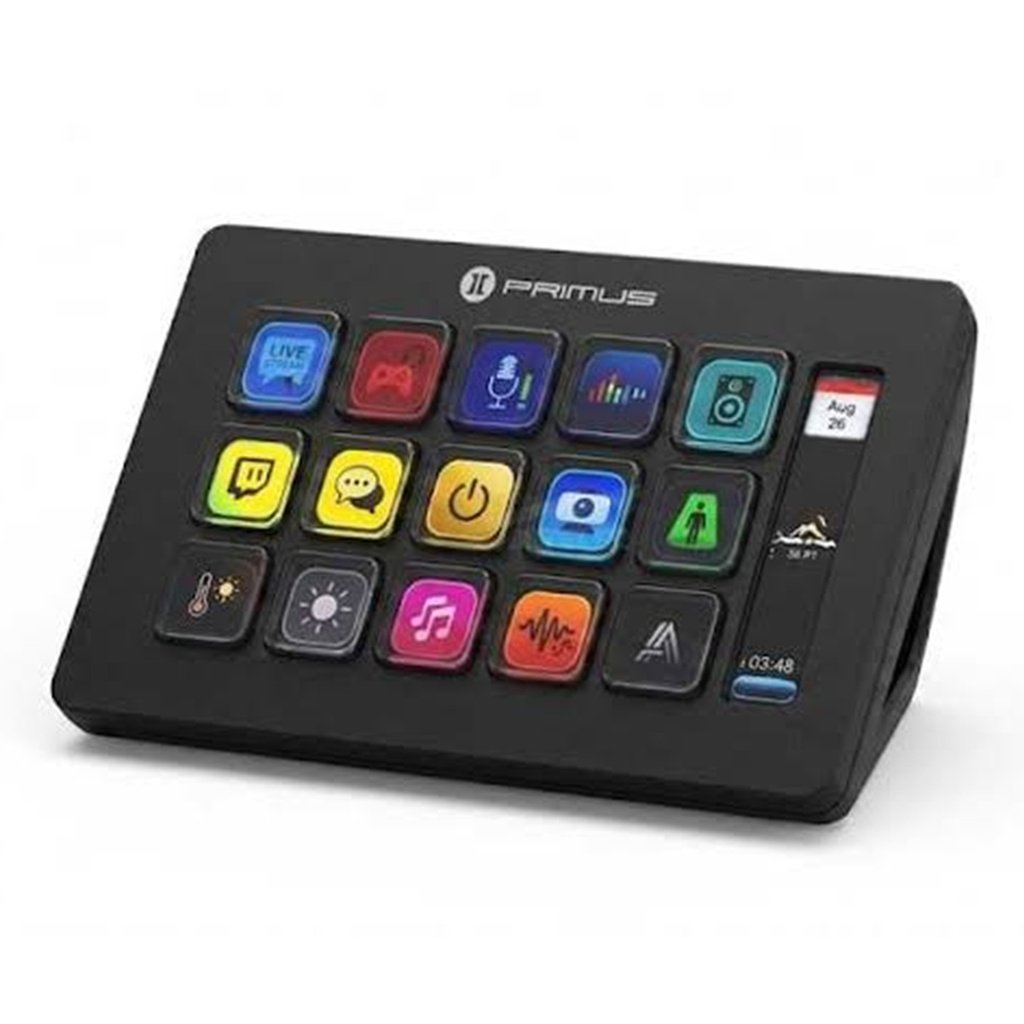 STREAM DECK PRIMUS GAMING PSD-90 – 15 TECLAS LCD – USB – NEGRO