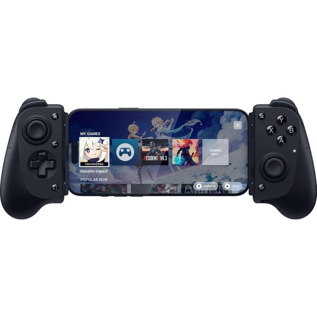 CONTROL GAMER RAZER KISHI V3 – ANDROID E IPHONE – USB-C – NEGRO