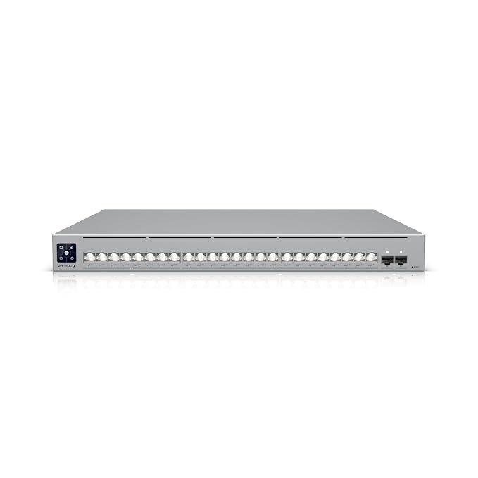 SWITCH UBIQUITI USW-PRO-XG-24-POE – 24 PUERTOS – POE – TRAMAS JUMBO – GRIS