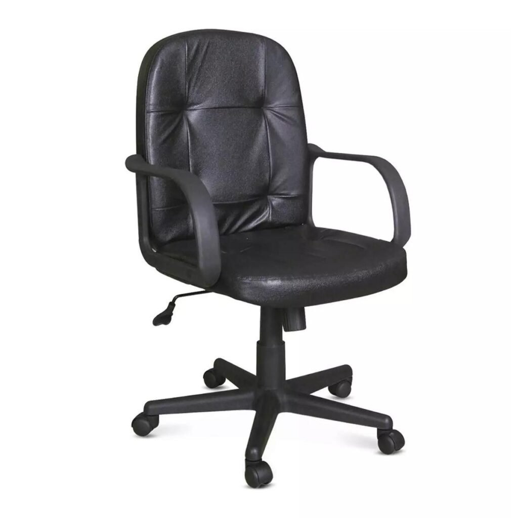 SILLA EJECUTIVA XTECH AM160GEN27 – CON APOYABRAZOS – BASE DE METAL – NEGRO