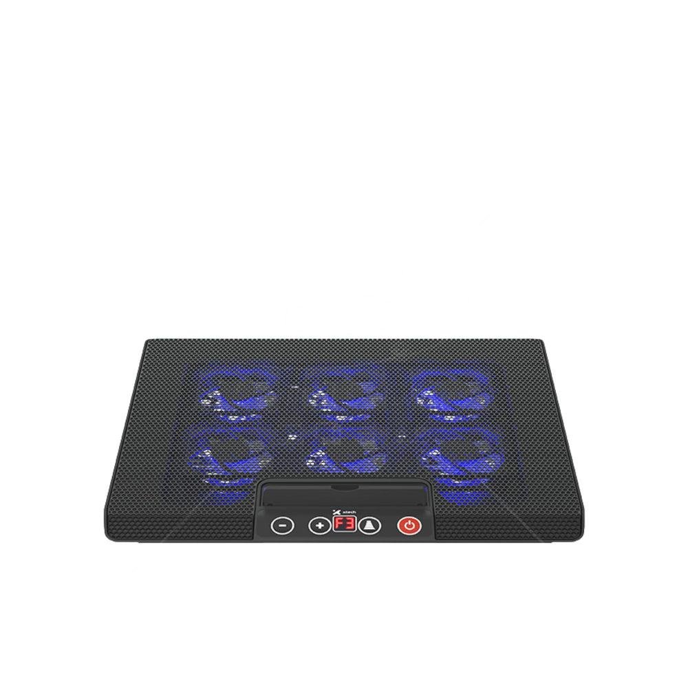 BASE DE ENFRIAMIENTO XTECH TUULI XTA-161 – 6 VENTILADORES – USB – NEGRO
