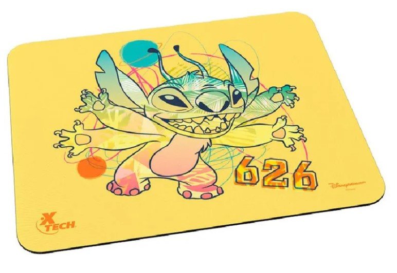 MOUSE PAD XTECH DISNEY STITCH XTA-D100ST – AMARILLO