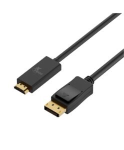 CABLE XTECH DISPLAYPORT A HDMI – 3 M – 4K – NEGRO