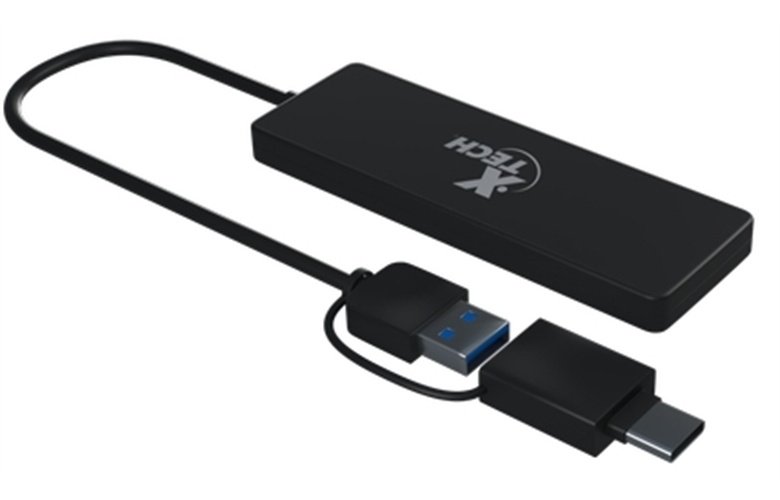 HUB USB 3.0 XTECH XTC-390 – 4 PUERTOS – NEGRO