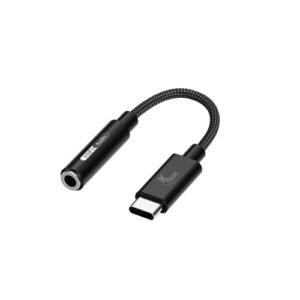 ADAPTADOR XTECH XTC-509 – USB-C A JACK 3.5 MM PARA AUDÍFONOS – 10 CM – NEGRO