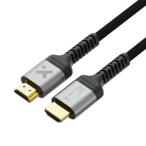 CABLE HDMI XTECH XTC-637 – 2.1 8K – TRENZADO – 6 PIES – NEGRO