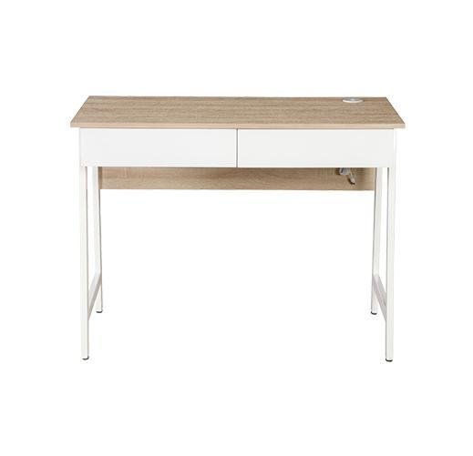 ESCRITORIO XTECH XTF-CD206 – UN NIVEL – CON GAVETA – ACERO Y MADERA
