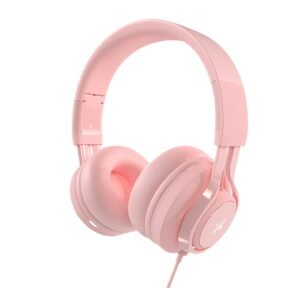 AUDÍFONOS PARA NIÑOS XTECH CUTIE XTH-355 – CON MICRÓFONO – CABLEADOS – ROSADO