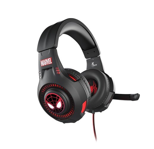 AUDÍFONOS XTECH SPIDER MAN XTH-M541SM – CON CABLE – CON MICRÓFONO
