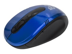 MOUSE INALÁMBRICO ERGONÓMICO KLIP XTREME VECTOR KMW-330 – 6 BOTONES – NEGRO/AZUL