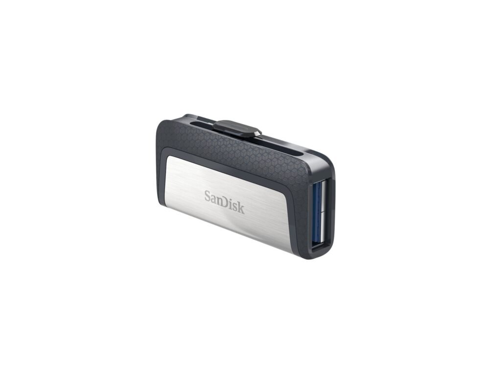 MEMORIA USB SANDISK ULTRA DUAL – 32GB – USB 3.1 Y USB-C – NEGRO