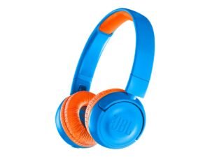 AUDÍFONOS JBL JR300BT – DIADEMA BLUETOOTH – MICRÓFONO – NARANJA/AZUL