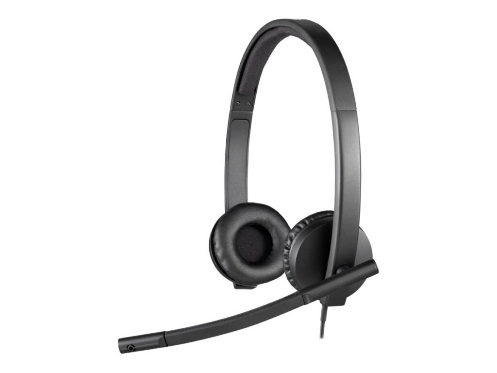 AUDÍFONOS LOGITECH H570E – ESTÉREO – USB – CANCELACIÓN DE RUIDO – NEGRO