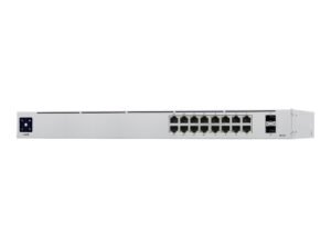SWITCH UBIQUITI UNIFI USW-16-POE – 16 PUERTOS (8 POE+) – 2 SFP – 42W