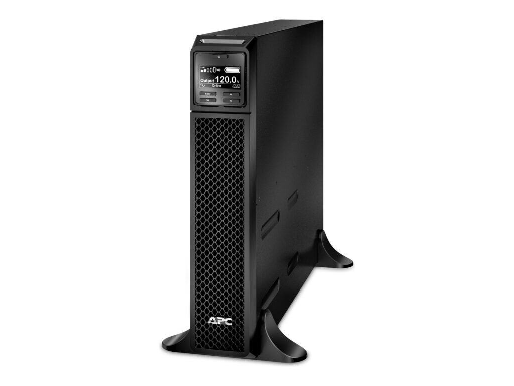 UPS APC SMART-UPS SRT 1500VA – 1.35 KW – RACK 2U – 6 SALIDAS – NEGRO