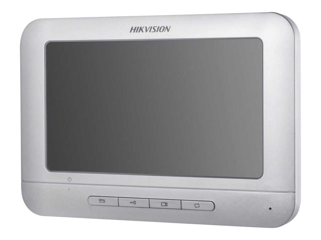 INTERCOMUNICADOR DE VIDEO HIKVISION DS-KH2220 – MONITOR LCD 7" – 4 HILOS – BLANCO