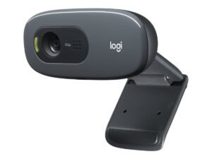 CÁMARA WEB LOGITECH C270 HD – 1280 X 720 – MICRÓFONO INCORPORADO – NEGRO