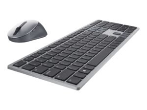 COMBO TECLADO Y MOUSE DELL PRO PLUS KM7321W – INALÁMBRICO – ESPAÑOL – GRIS TITANIO