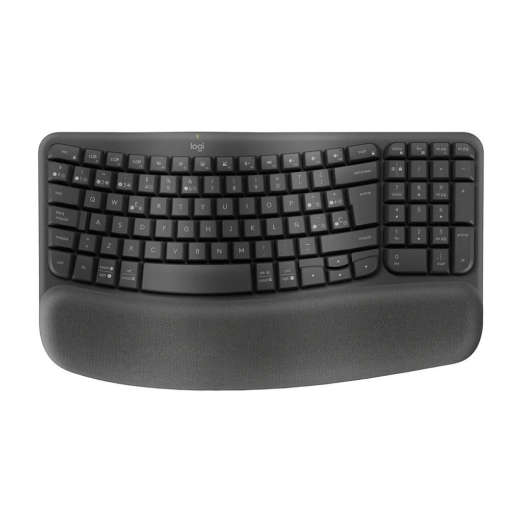 Teclado Logitech Ergo WAVE KEYS - INALAMBRICO - GRAFITO - ESPAÑOL