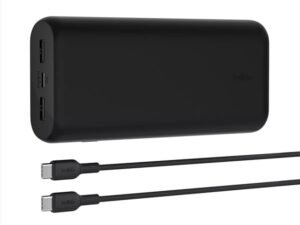 BATERÍA EXTERNA BELKIN 20K – USB-C PD 20W – 2 USB-A