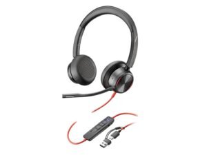 AUDÍFONOS POLY BLACKWIRE 8225 – CON CABLE – ESTÉREO