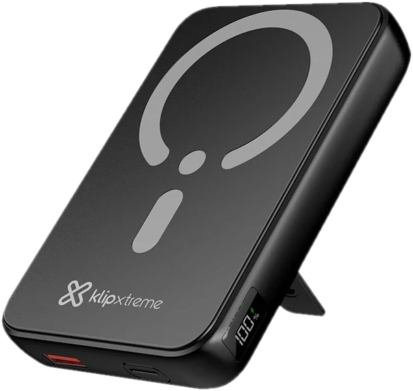Power bank magnético Klip Xtreme con carga inalámbrica