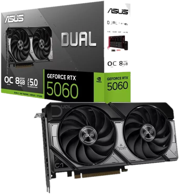 Tarjeta de video ASUS Dual GeForce RTX 5060