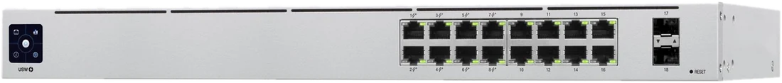 Switch Ubiquiti UniFi de 16 puertos PoE